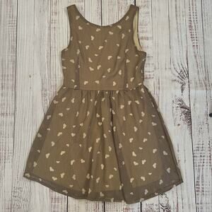 Audrey 3+1 Sheer Hearts & Dots Dress Size Small Pre-Loved